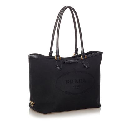 Prada Canapa Canvas Tote Bag (SHG-27299)