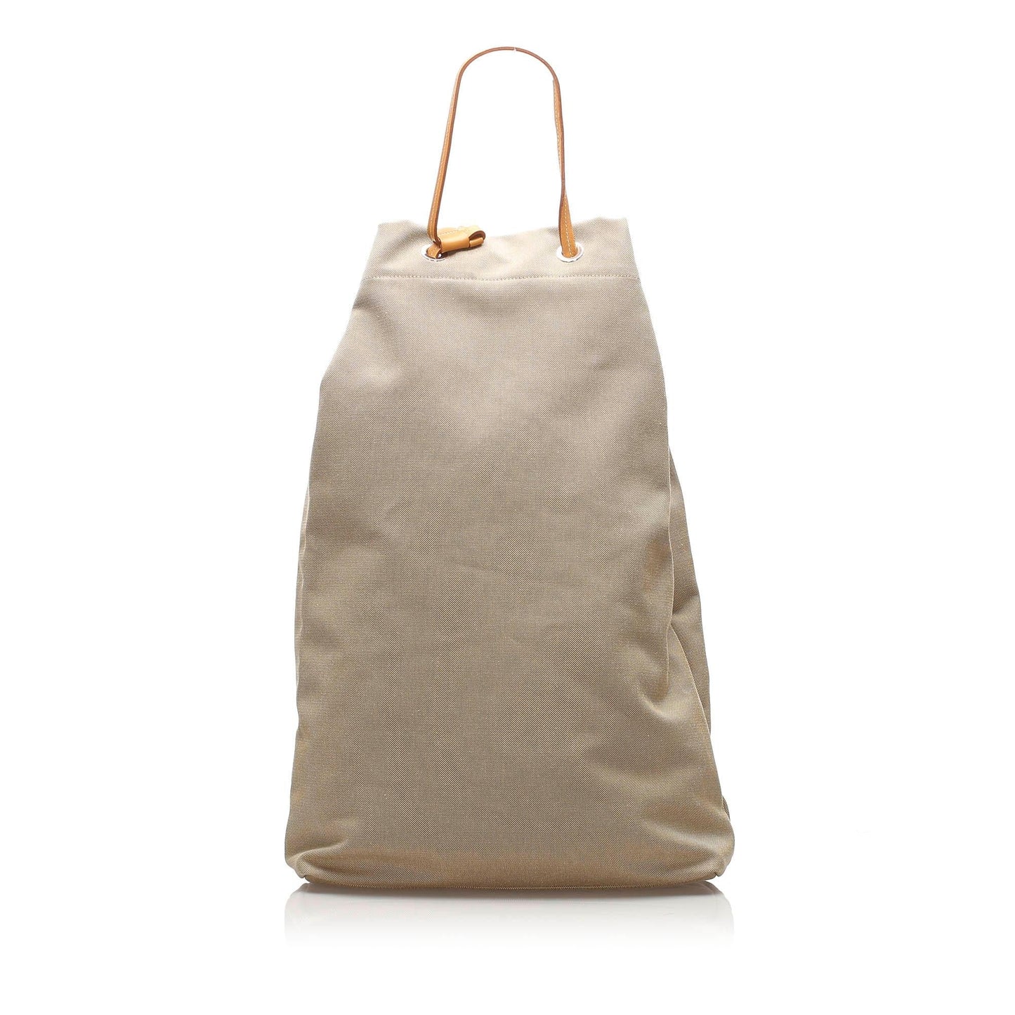 Prada Canapa Drawstring Canvas Bucket Bag (SHG-13656)