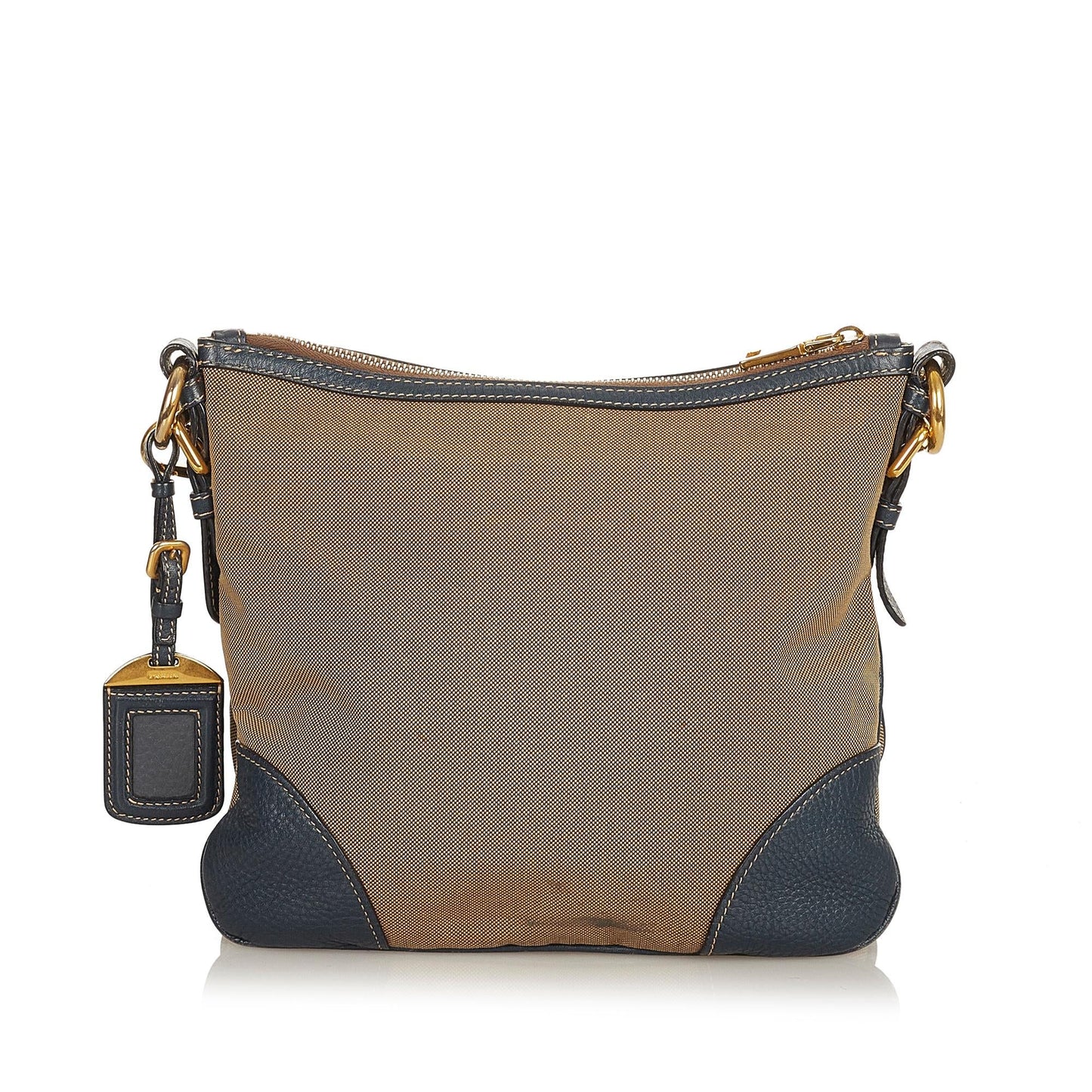 Prada Canapa Logo Canvas Crossbody Bag (SHG-26688)