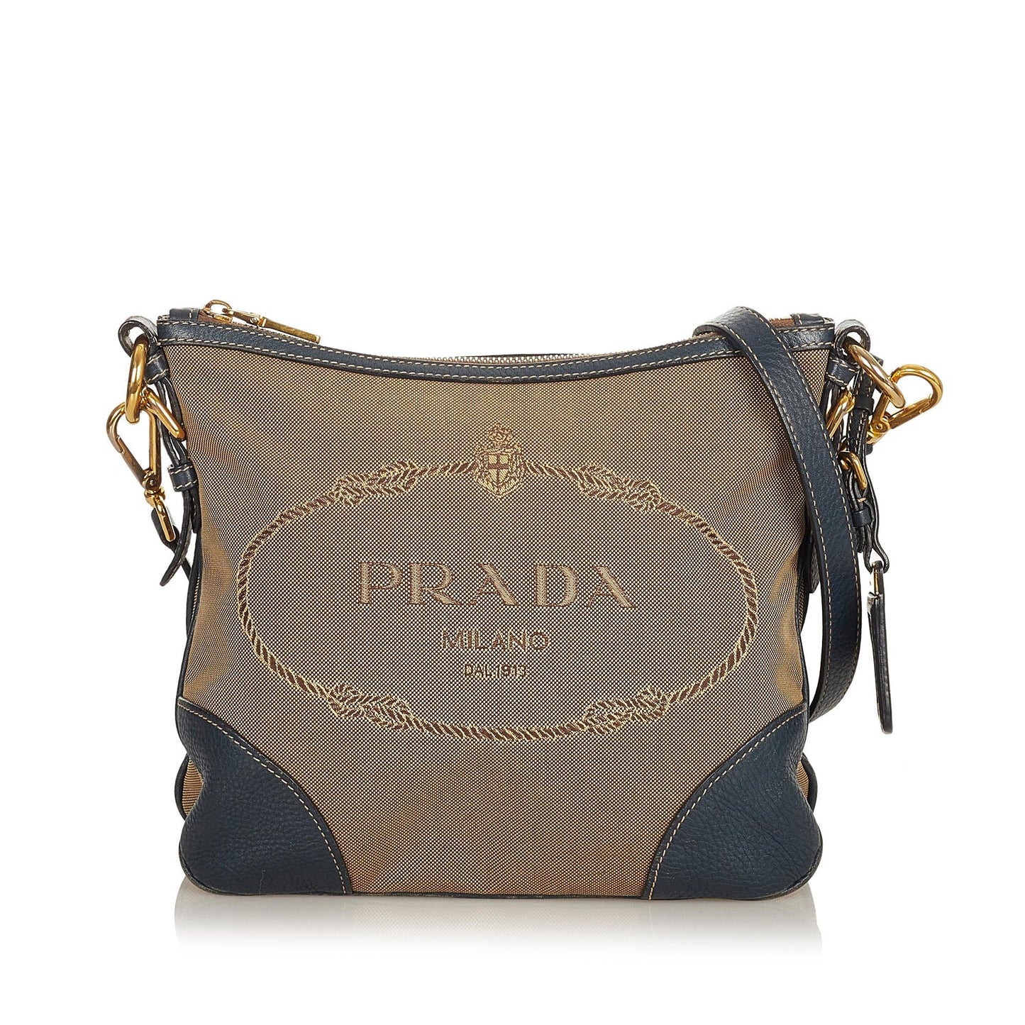 Prada Canapa Logo Canvas Crossbody Bag (SHG-26688)