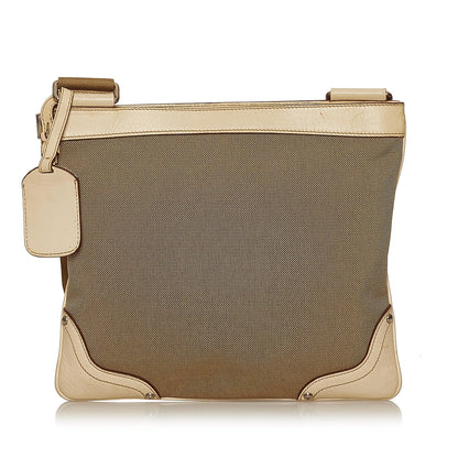 Prada Canapa Logo Canvas Crossbody Bag (SHG-29482)