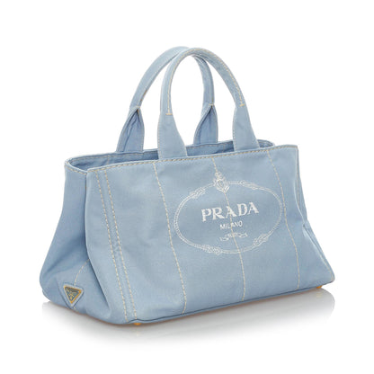 Prada Canapa Logo Canvas Handag (SHG-30765)
