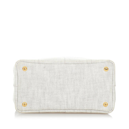 Prada Canapa Logo Canvas Handbag (SHG-27160)