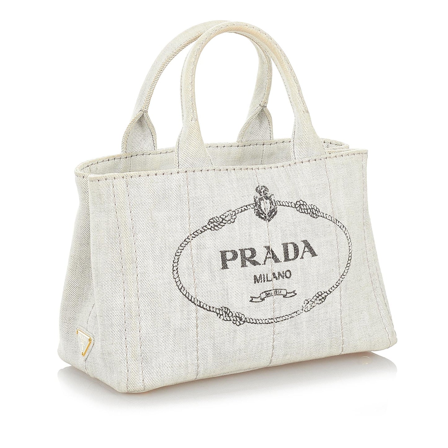 Prada Canapa Logo Canvas Handbag (SHG-27160)