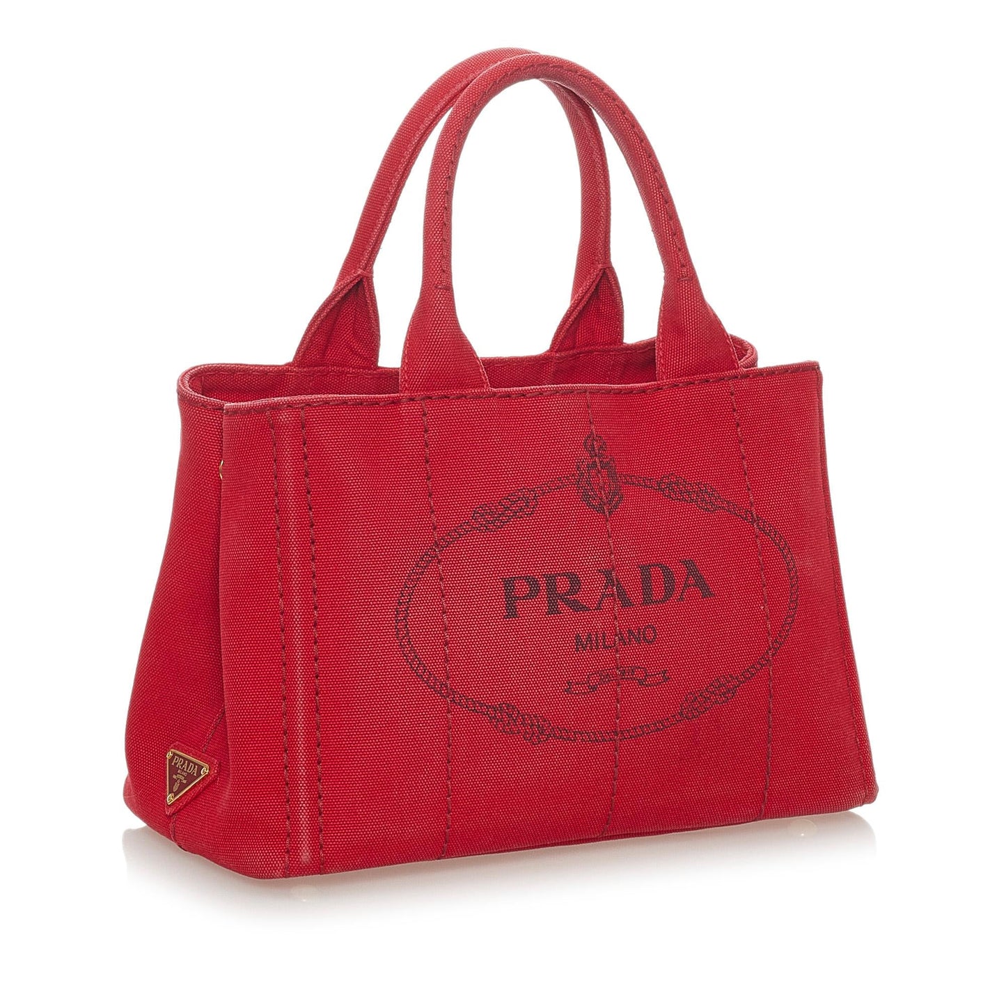 Prada Canapa Logo Canvas Handbag (SHG-28198)