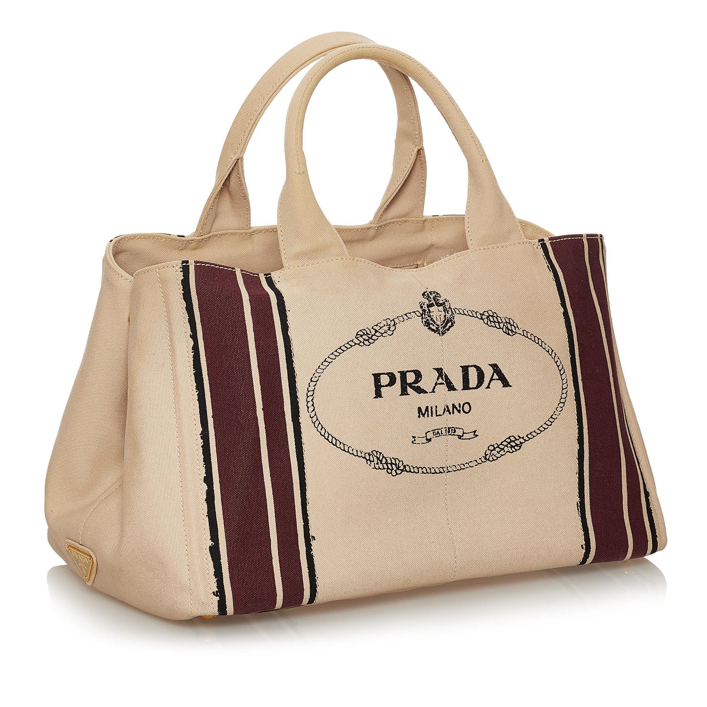 Prada Canapa Logo Canvas Handbag (SHG-28328)