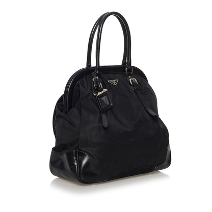 Prada Canapa Logo Canvas Handbag (SHG-30677)