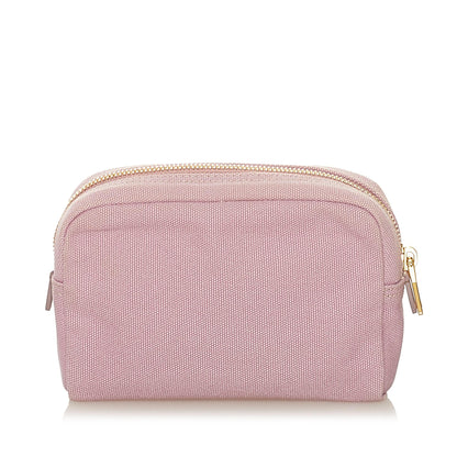 Prada Canapa Logo Canvas Pouch (SHG-34376)
