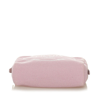 Prada Canapa Logo Canvas Pouch (SHG-34376)