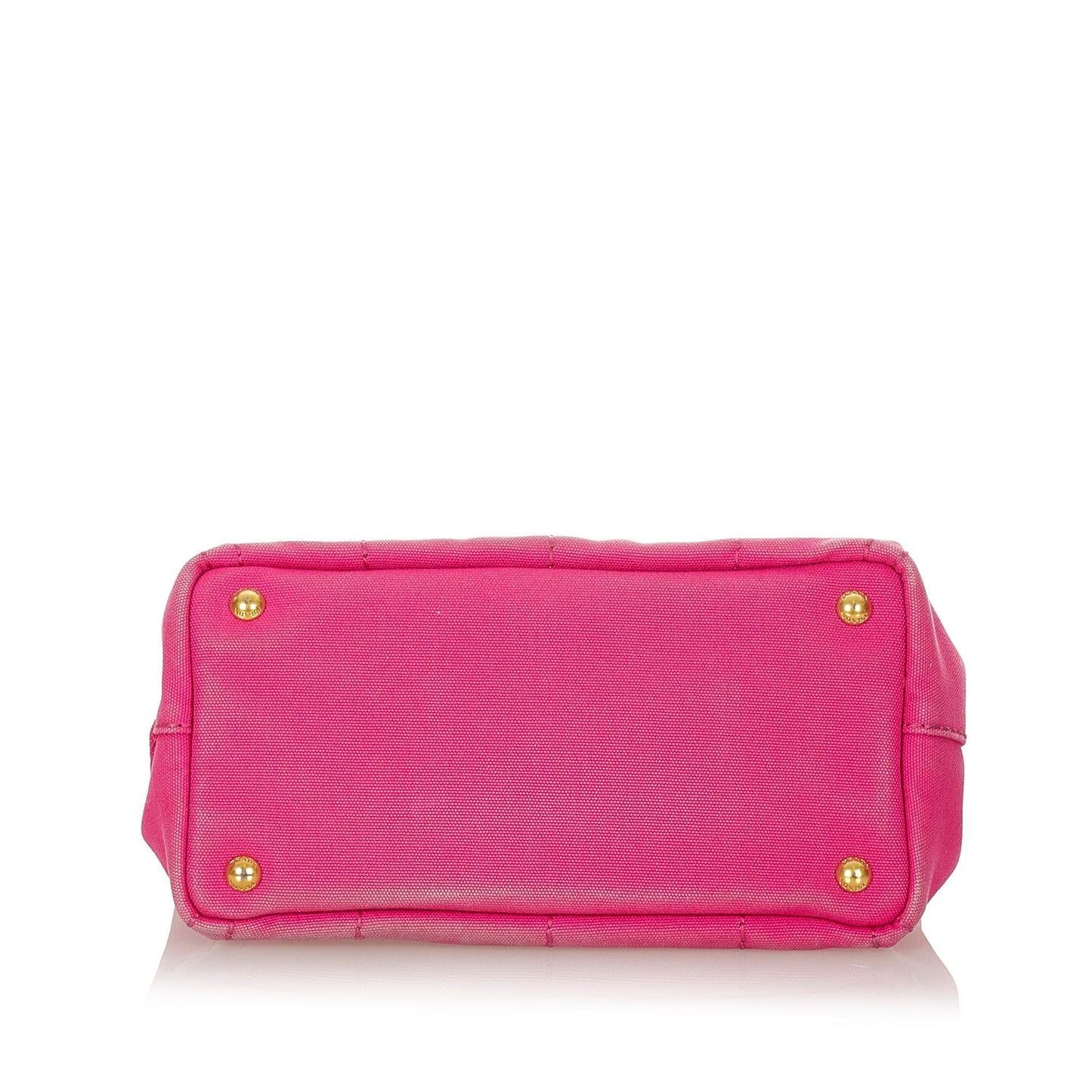 Prada Canapa Logo Canvas Satchel (SHG-23610)