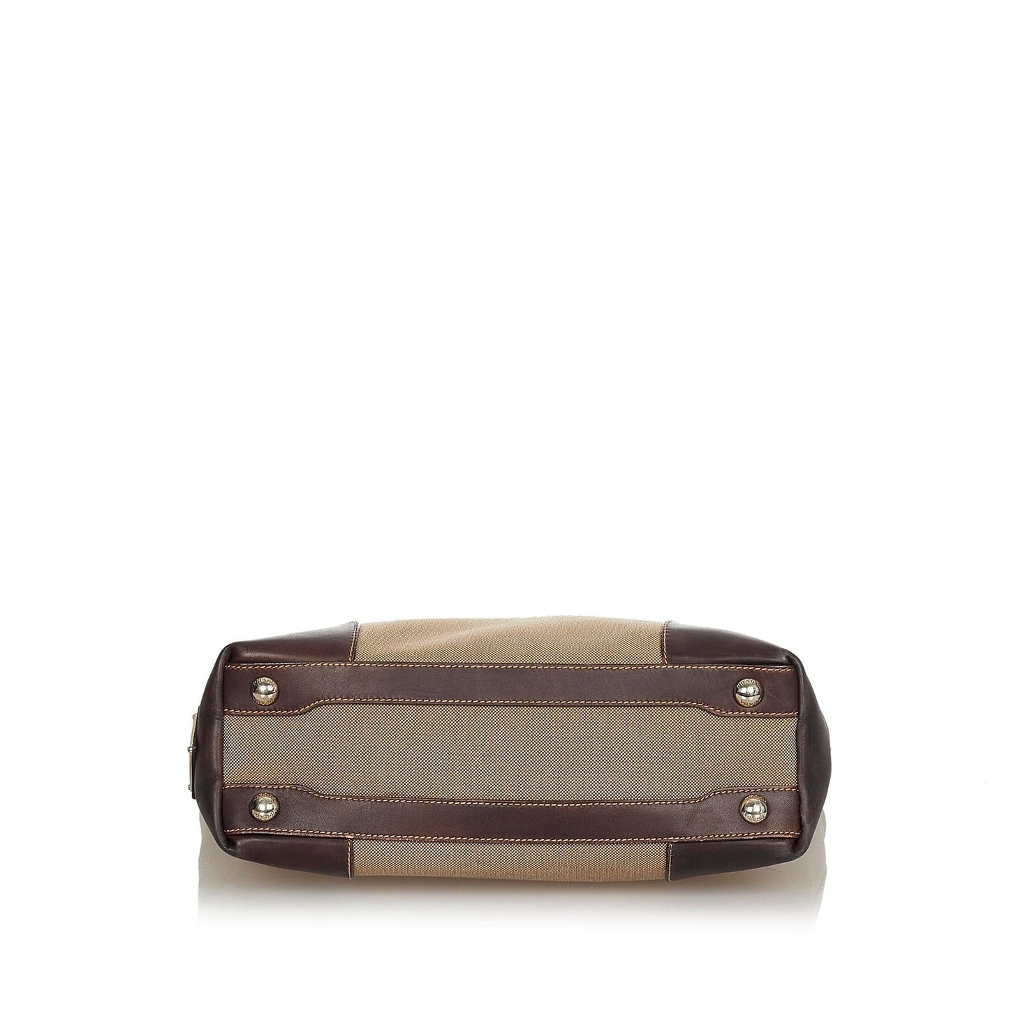 Prada Canapa Logo Canvas Satchel (SHG-24468)