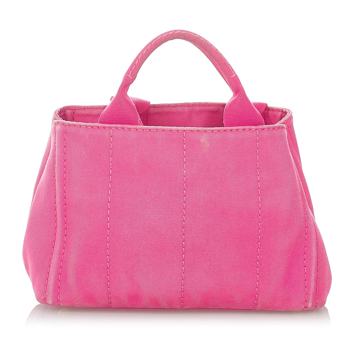 Prada Canapa Logo Canvas Satchel (SHG-26815)