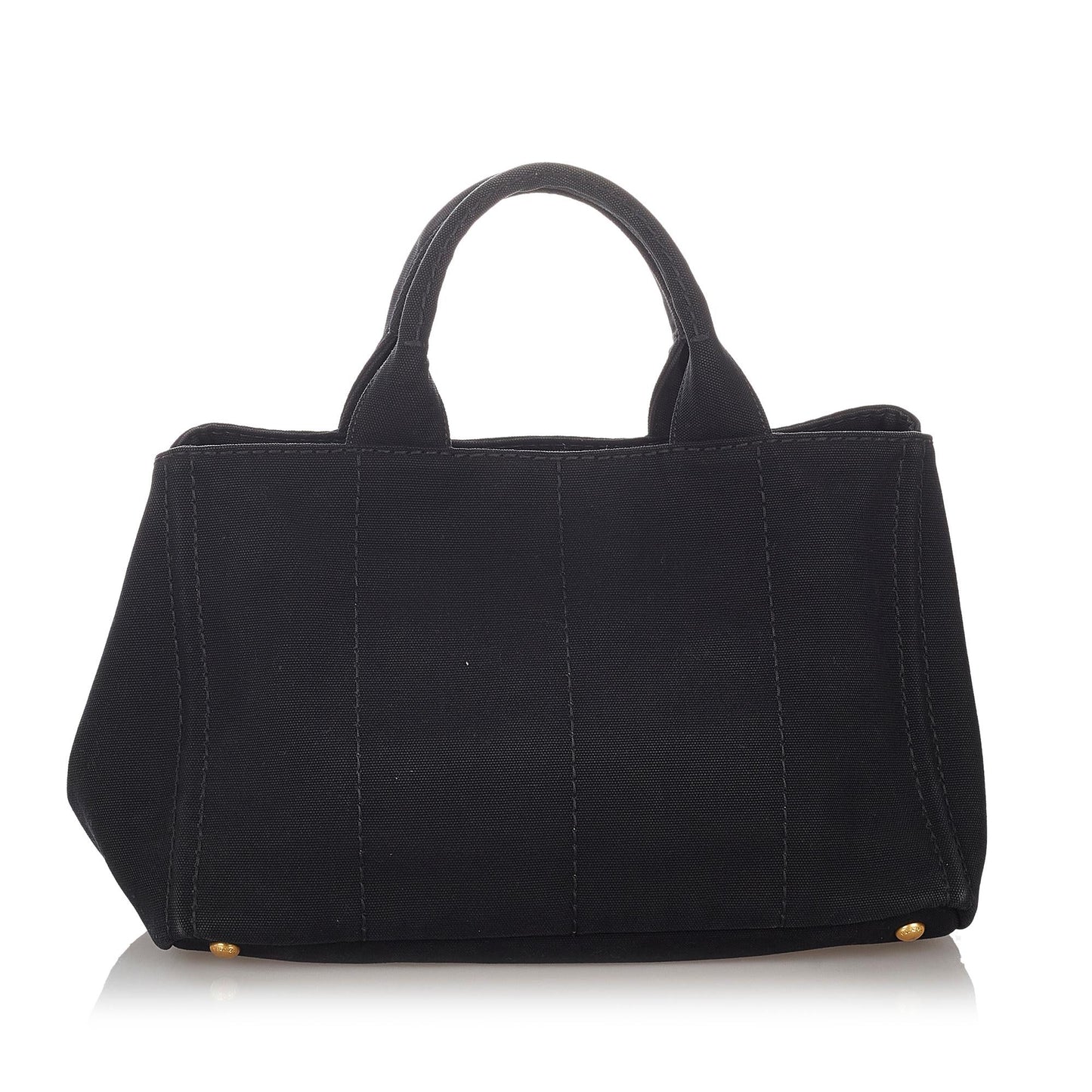 Prada Canapa Logo Canvas Satchel (SHG-27091)