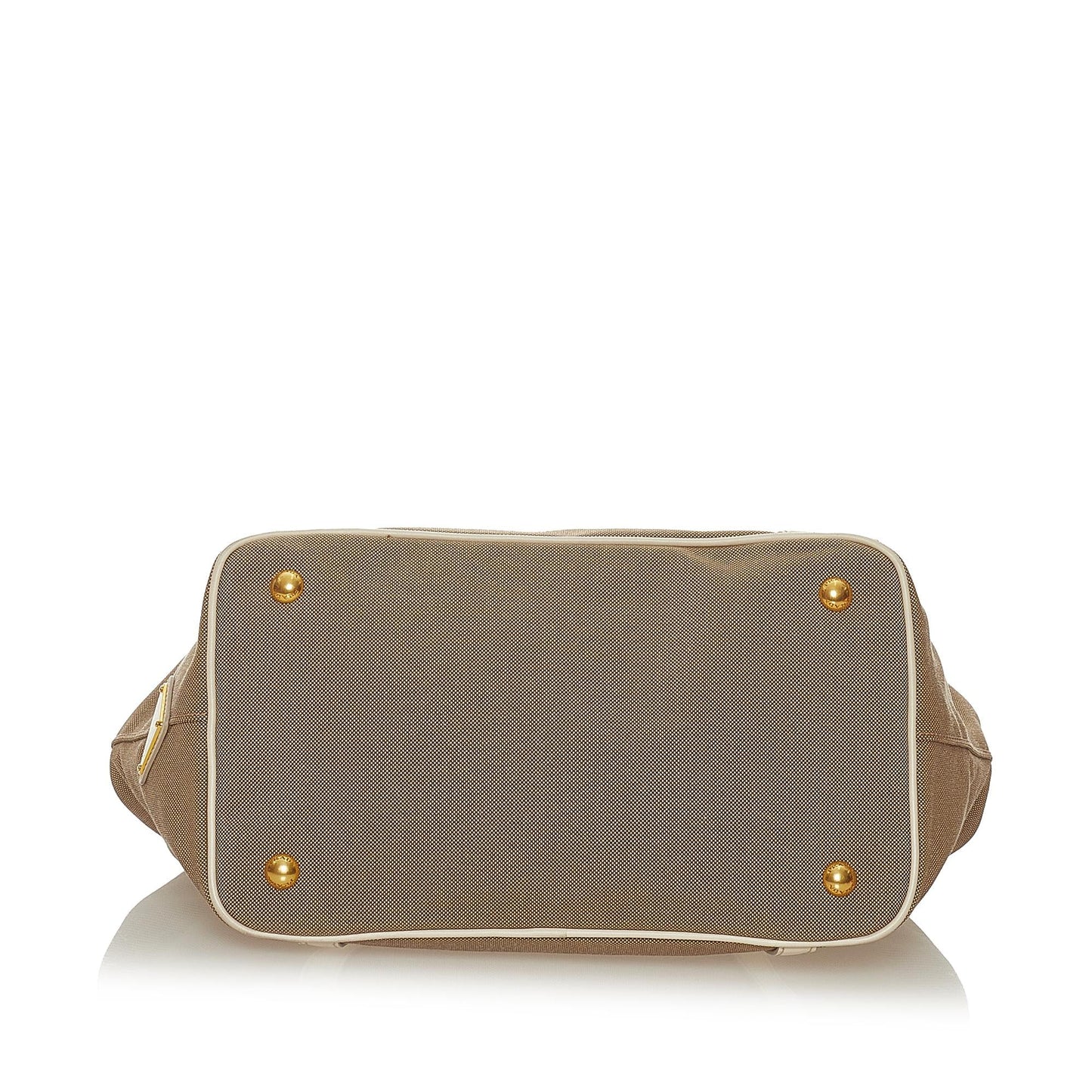 Prada Canapa Logo Canvas Satchel (SHG-27876)