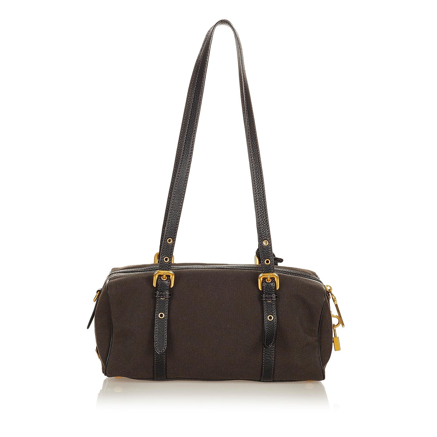 Prada Canapa Logo Canvas Shoulder Bag (SHG-26914)