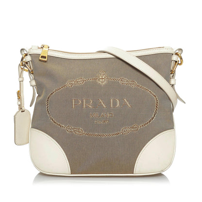 Prada Canapa Logo Crossbody Bag (SHG-33696)