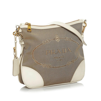 Prada Canapa Logo Crossbody Bag (SHG-33696)