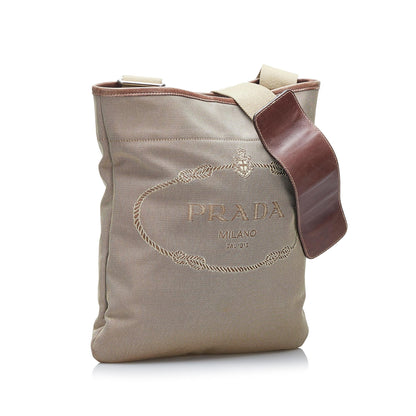 Prada Canapa Logo Crossbody Bag (SHG-tMh59m)