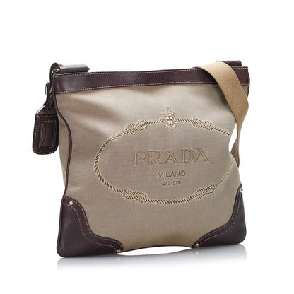 Prada Canapa Logo Crossbody (SHG-r8TDpR)