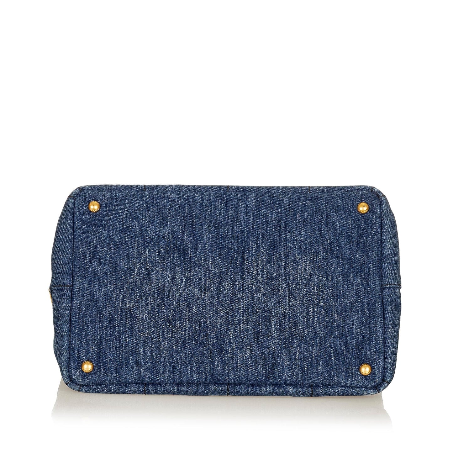 Prada Canapa Logo Denim Hanbag (SHG-27048)