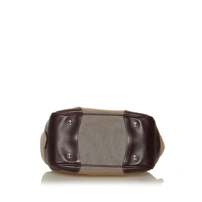 Prada Canapa Logo Frame Handbag (SHG-28728)