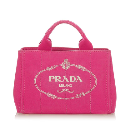 Prada Canapa Logo Handbag (SHG-25393)