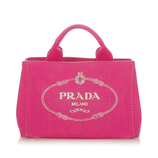 Prada Canapa Logo Handbag (SHG-25393)