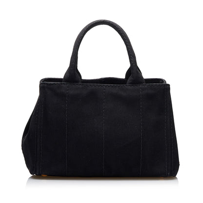 Prada Canapa Logo Handbag (SHG-dWahKa)