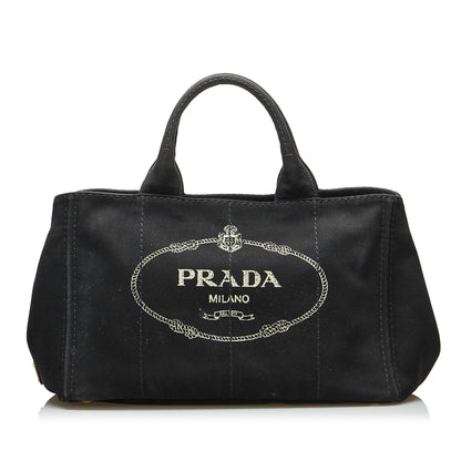 Prada Canapa Logo Handbag (SHG-IjyjeI)