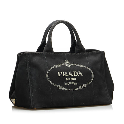Prada Canapa Logo Handbag (SHG-IjyjeI)