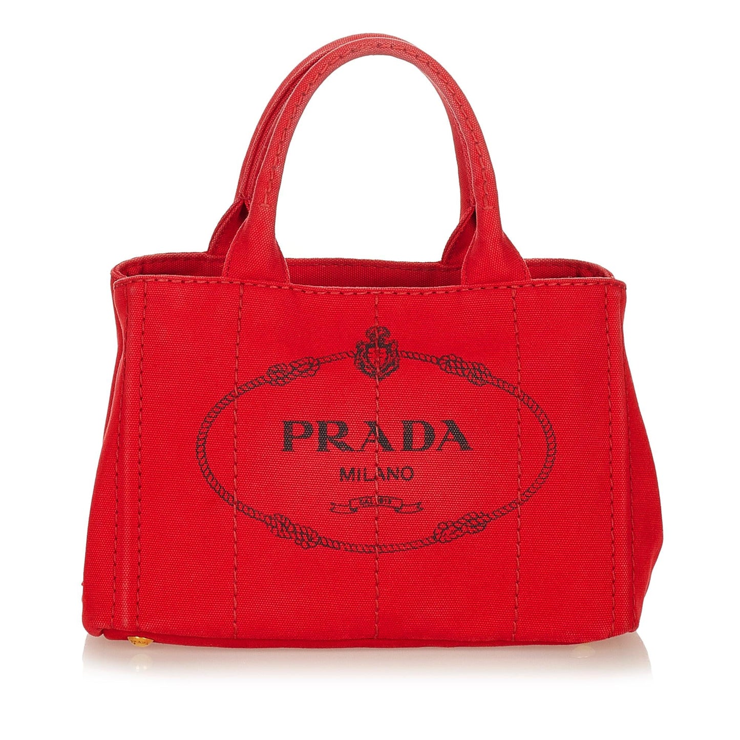 Prada Canapa Logo Satchel (SHG-26917)