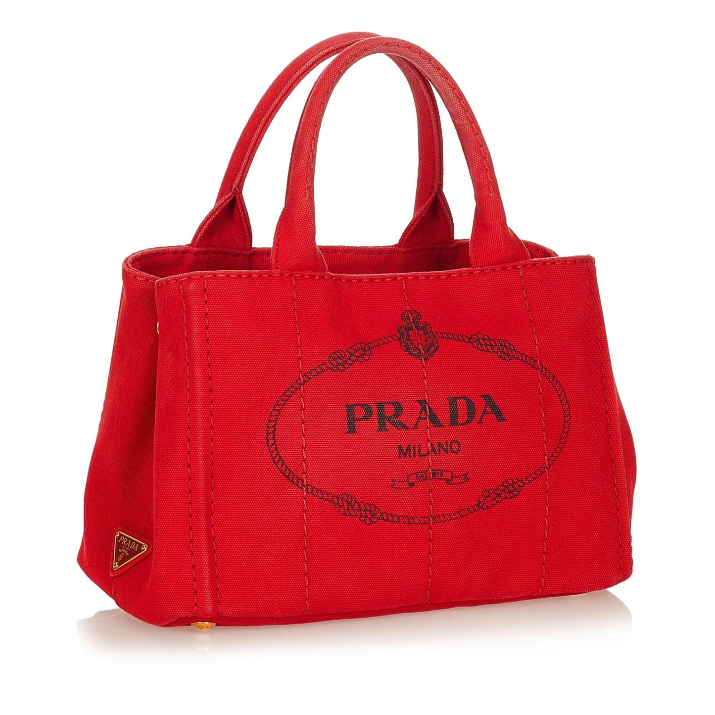 Prada Canapa Logo Satchel (SHG-26917)