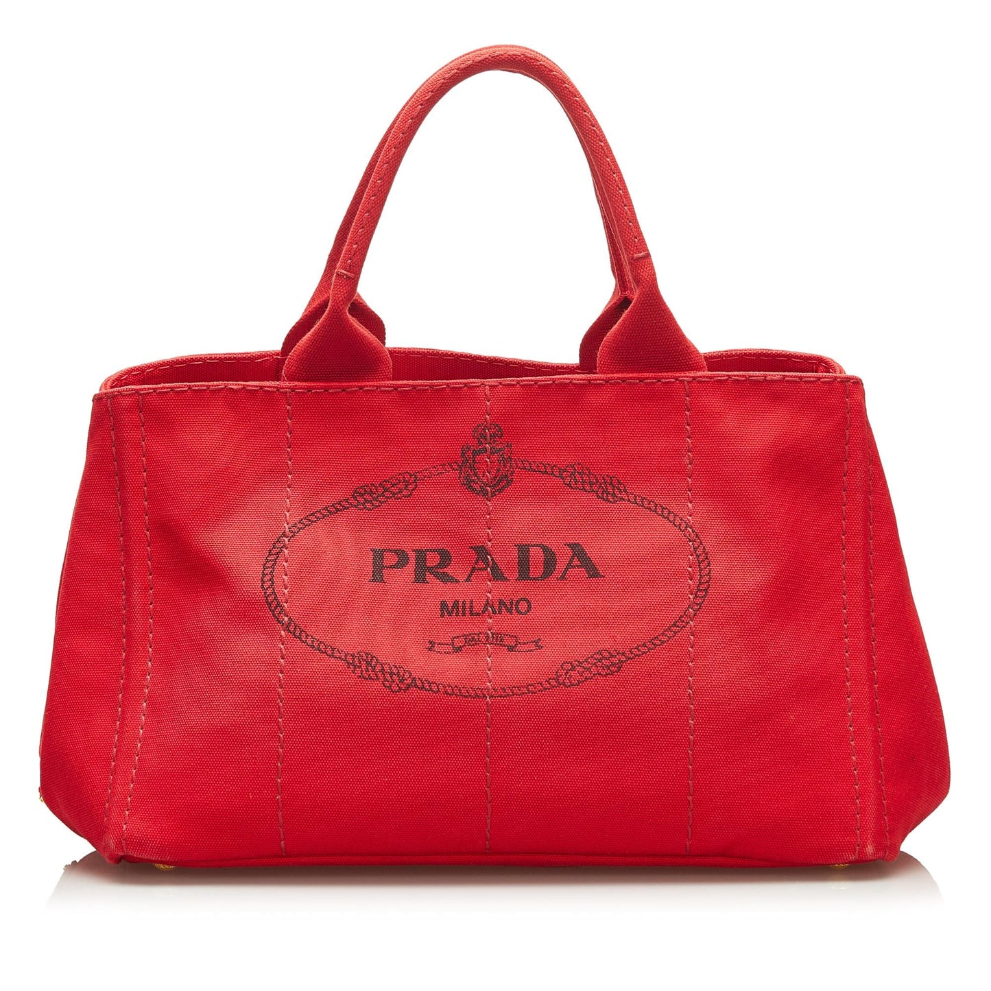 Prada Canapa Logo Satchel (SHG-35097)