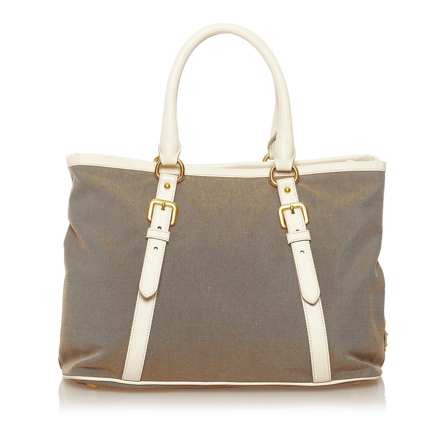 Prada Canapa Logo Satchel (SHG-35196)