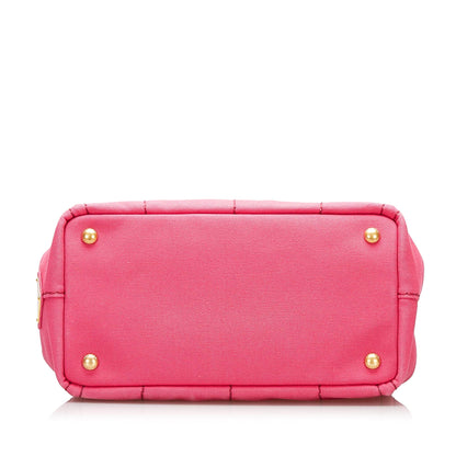 Prada Canapa Logo Satchel (SHG-35491)