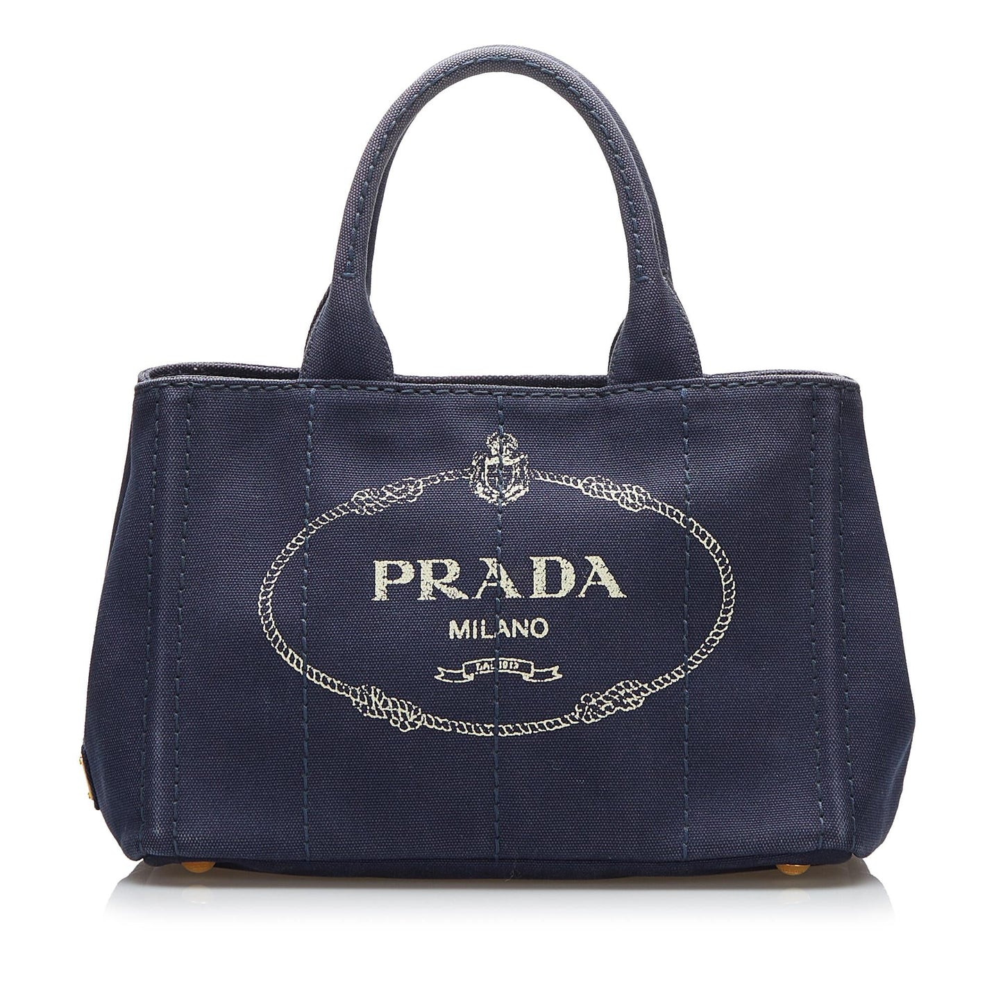 Prada Canapa Logo Satchel (SHG-37748)