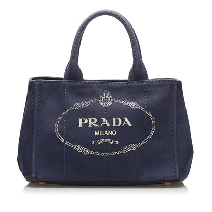 Prada Canapa Logo Satchel (SHG-37748)