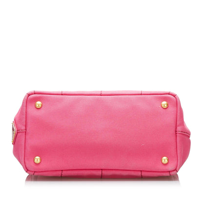 Prada Canapa Logo Satchel (SHG-o6hPc2)