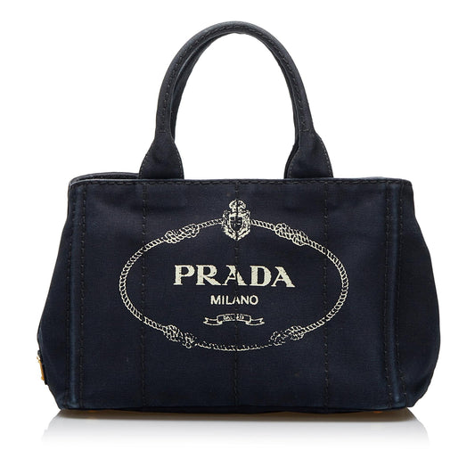 Prada Canapa Logo Satchel (SHG-MmCtYm)
