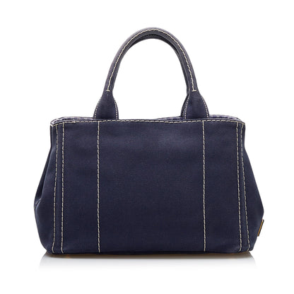 Prada Canapa Logo Satchel (SHG-8BU1oV)