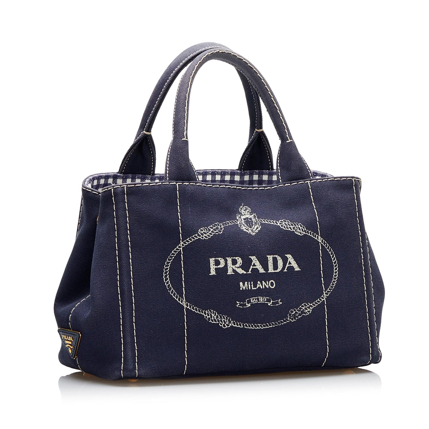 Prada Canapa Logo Satchel (SHG-8BU1oV)