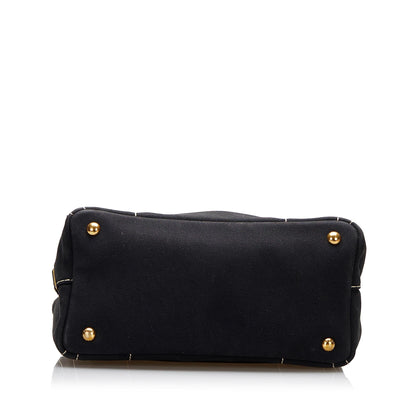 Prada Canapa Logo Satchel (SHG-dC8WAG)