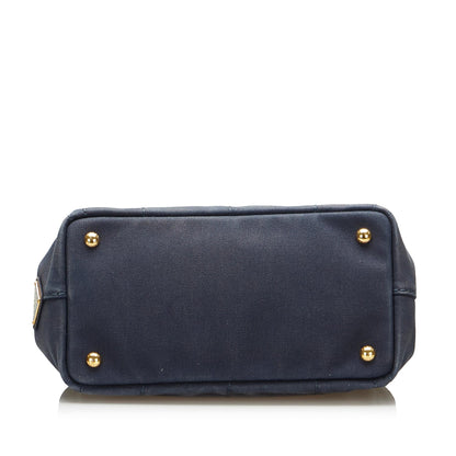 Prada Canapa Logo Satchel (SHG-V2kYKb)
