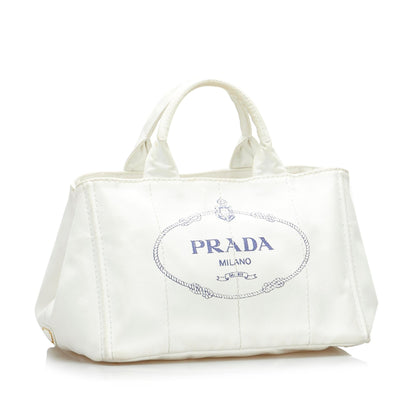 Prada Canapa Logo Satchel (SHG-OJ00DO)