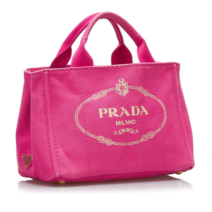 Prada Canapa Logo Satchel (SHG-GEized)