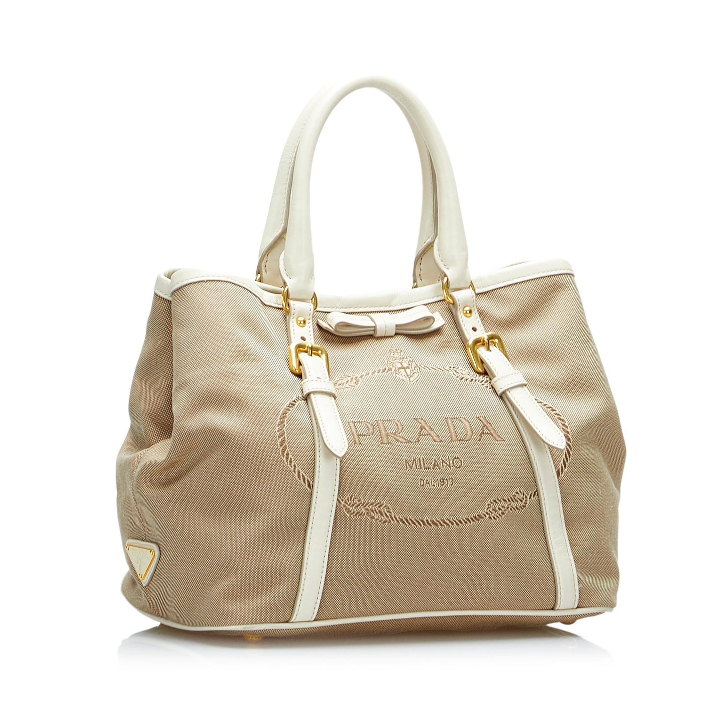 Prada Canapa Logo Satchel (SHG-HpAXTK)