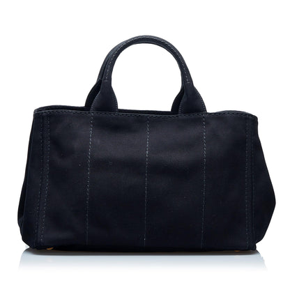 Prada Canapa Logo Satchel (SHG-h2qFmb)