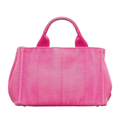 Prada Canapa Logo Satchel (SHG-tnMolM)