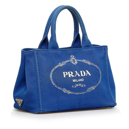 Prada Canapa Logo Satchel (SHG-gW4Ug1)