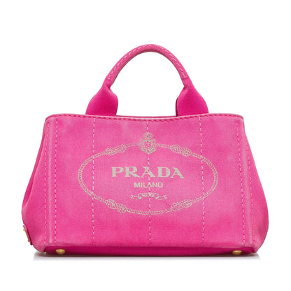 Prada Canapa Logo Satchel (SHG-fnLVGy)